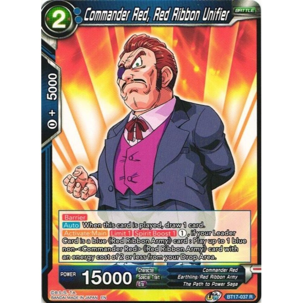 Commander Red, Red Ribbon Unifier BT17-037 Dragon Ball Super Ultimate Squad